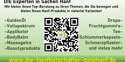 Hanf-Shops - Zahlungsmethoden: Bar (nur im Shop) - Baden-Württemberg - Axel und Conny Samuel GbR