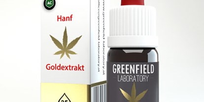 Hanf-Shops - Grow-Shop - Steiermark - CBD Öl "Goldextrakt" 25% (in 5 Aromen) - Greenfield
