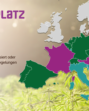 Cannabis map - status Europe - where is marijuana legal? - hanfplatz