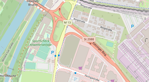 Hanf-Shop auf Satellitenbild