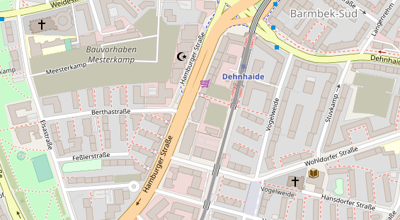 Negozio di canapa auf Karte