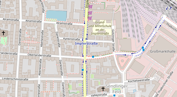 Hanf-Shop auf Satellitenbild