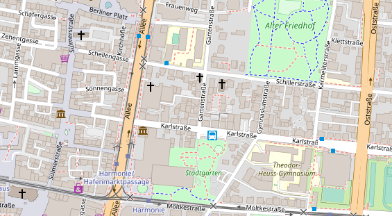 Hanf-Shop auf Satellitenbild