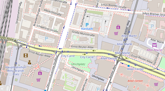 Hanf-Shop auf Satellitenbild