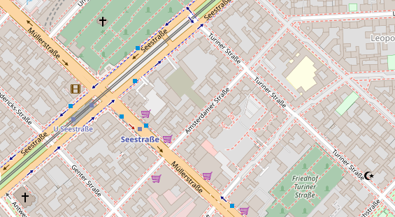 Hanf-Shop auf Satellitenbild