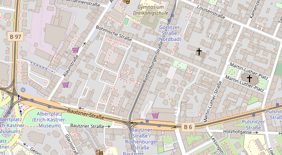 Hanf-Shop auf Satellitenbild