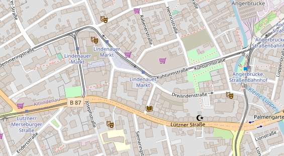 Hanf-Shop auf Satellitenbild