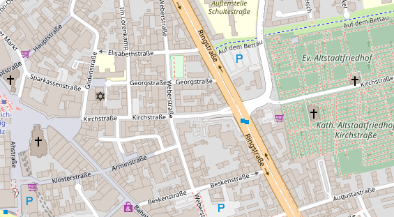 Hanf-Shop auf Satellitenbild