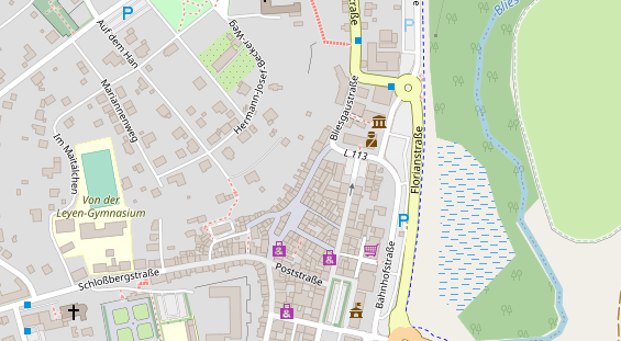 Boutique de chanvre auf Karte