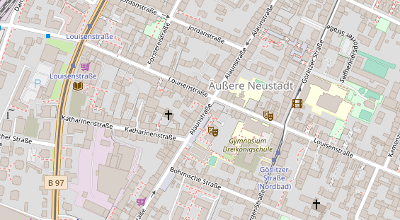 Hanf-Shop auf Satellitenbild