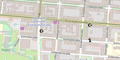 Hanf-Shop auf Satellitenbild