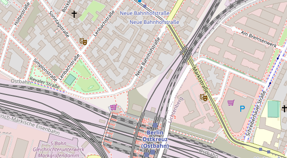 Hanf-Shop auf Satellitenbild