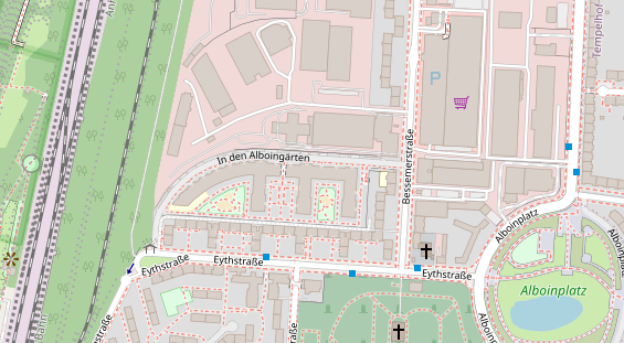 Hanf-Shop auf Satellitenbild