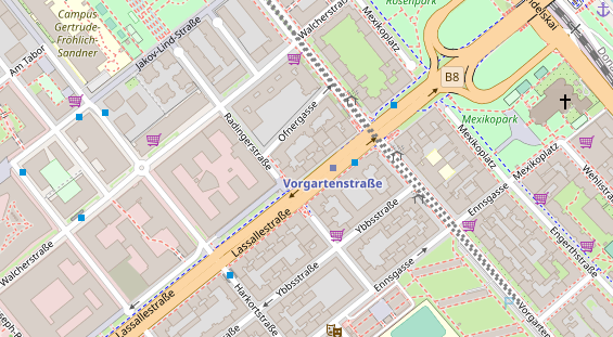 Hanf-Shop auf Satellitenbild