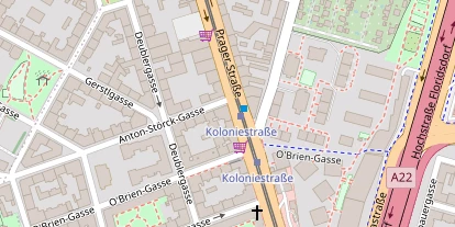 Hanf-Shop auf Satellitenbild