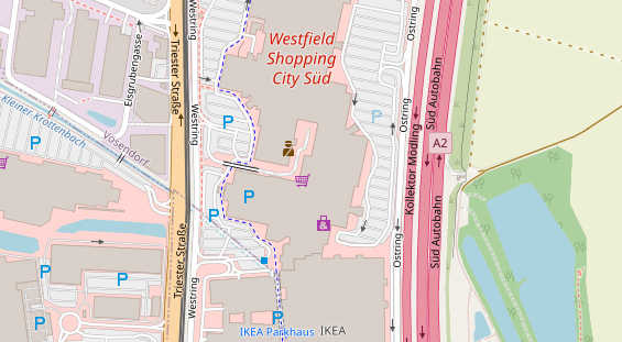 Hanf-Shop auf Satellitenbild