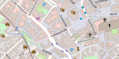 Hanf-Shop auf Satellitenbild