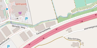 Hanf-Shop auf Satellitenbild