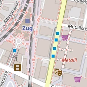 Negozio di canapa auf Karte