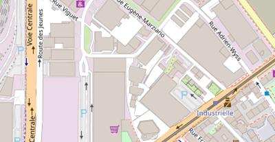 Hanf-Shop auf Satellitenbild