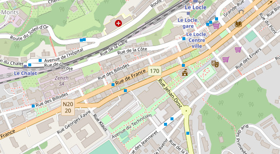 Hanf-Shop auf Satellitenbild