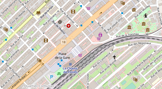 Hanf-Shop auf Satellitenbild