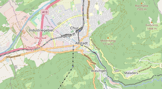 Boutique de chanvre sur la carte