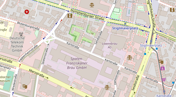 Hanf-Shop auf Satellitenbild