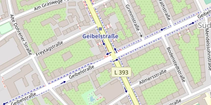 Hanf-Shop auf Satellitenbild