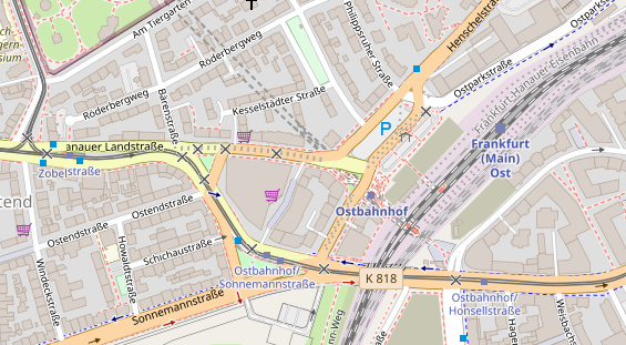 Hanf-Shop auf Satellitenbild