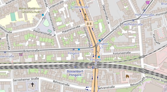 Hanf-Shop auf Satellitenbild