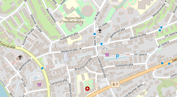 Hanf-Shop auf Satellitenbild