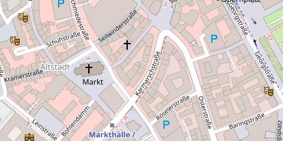 Hanf-Shop auf Satellitenbild