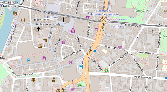 Hanf-Shop auf Satellitenbild