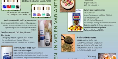 Magasins de chanvre - Produktkategorie: Hanf-Nahrungsergänzungsmittel - Philippsburg - CBD Hanf Shop -siehe Axel und Conny Samuel GbR