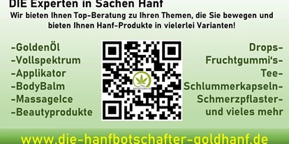 Hennep winkels - Produktkategorie: Hanf-Nahrungsergänzungsmittel - Philippsburg - Axel und Conny Samuel GbR