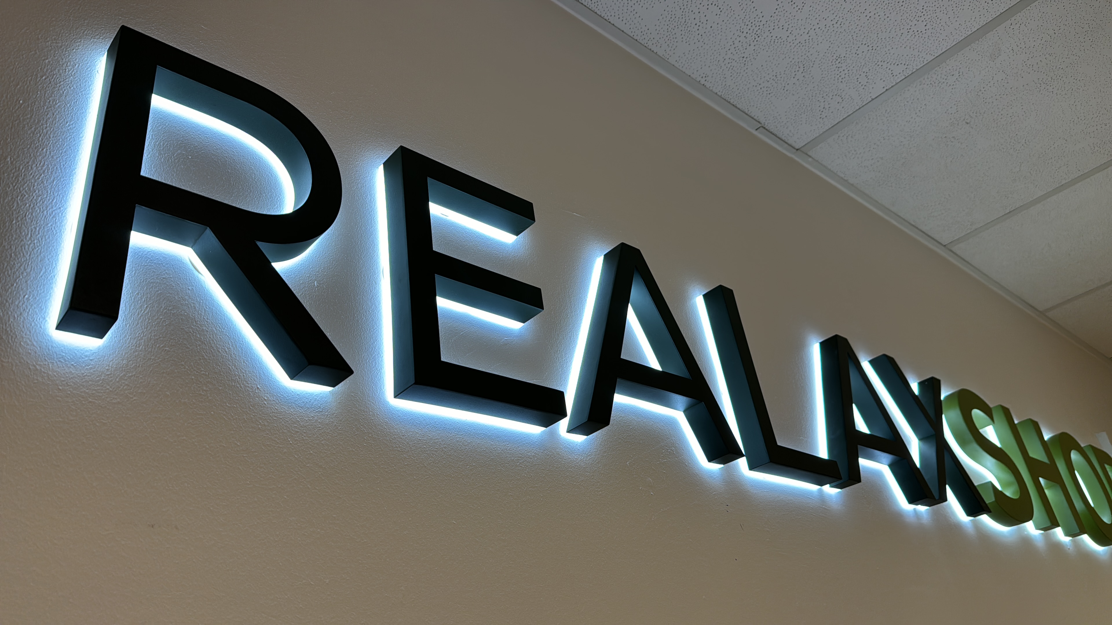 CBD-Shop - Schriftzug - Realax Shop