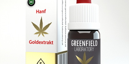 Hemp shops - Grow-Shop - Austria - CBD Öl "Goldextrakt" 5% (in 5 Aromen) - Greenfield