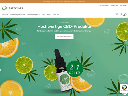 Hanf-Shops - Produktkategorie: CBD-Öl - Vorarlberg - Unser Onlineshop - Leafpower