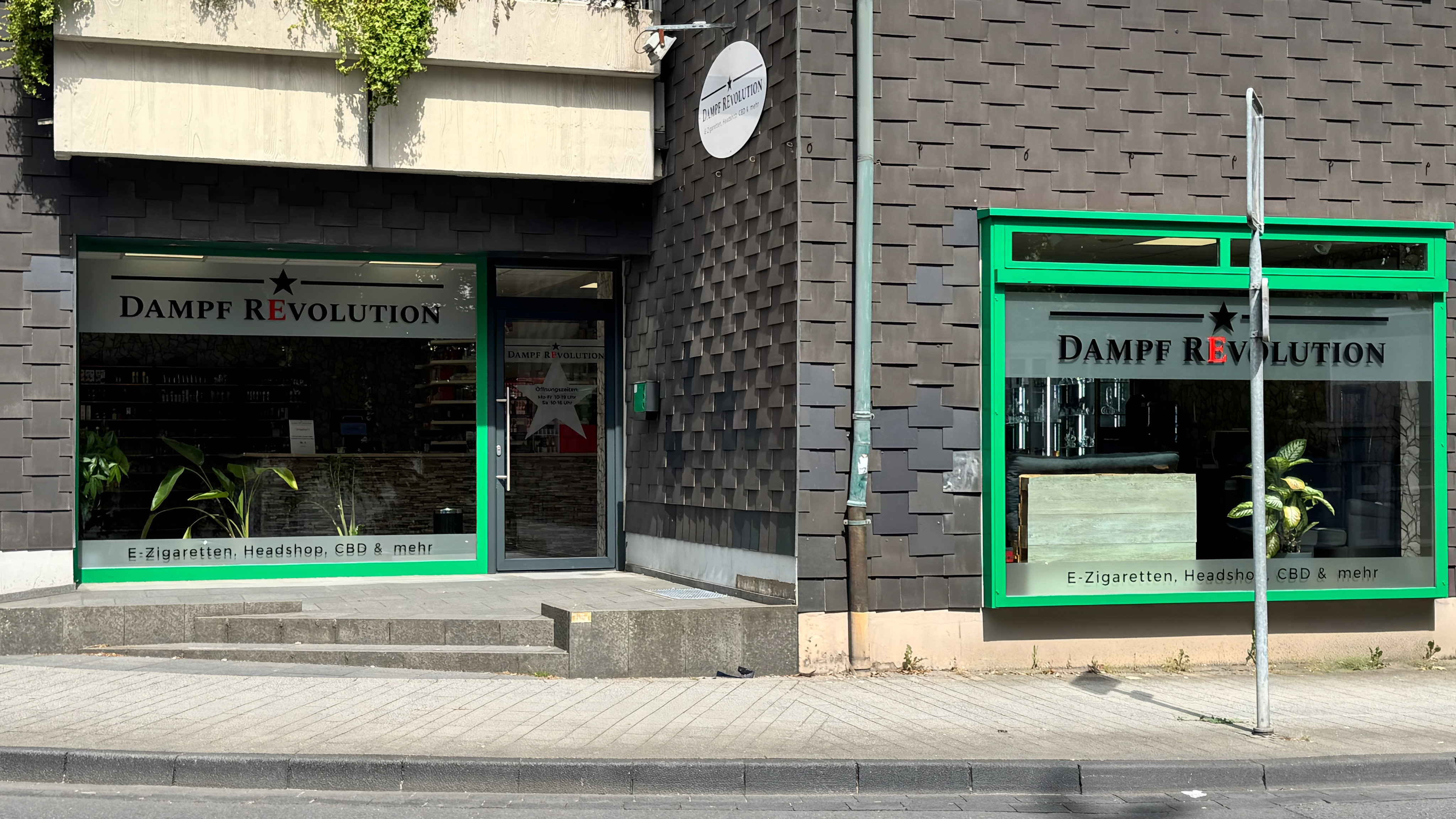 CBD-Shop - Ladenlokal - Dampf Revolution - Vape, Head, Grow, CBD