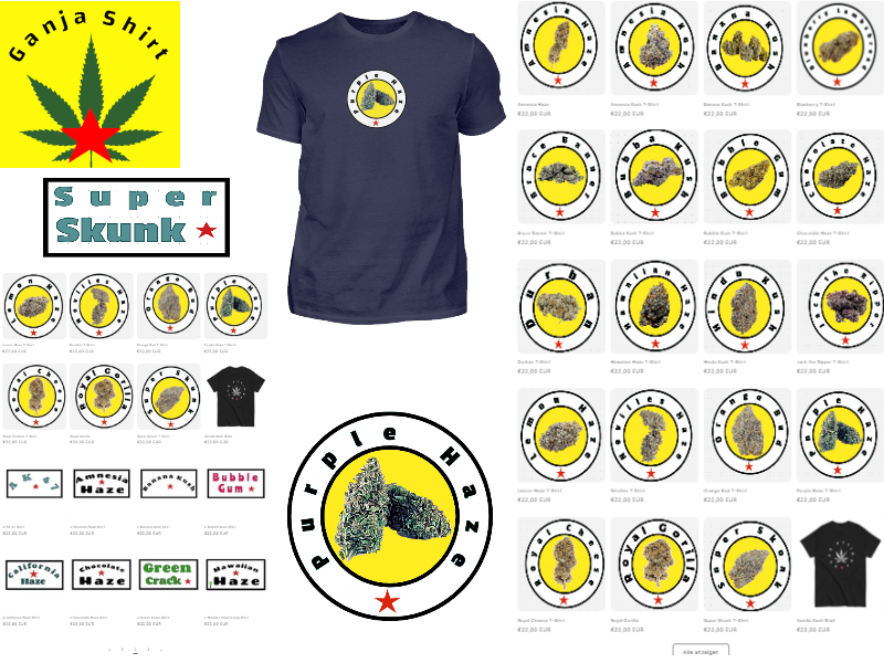 Negozi di canapa - Ganja Shirt 