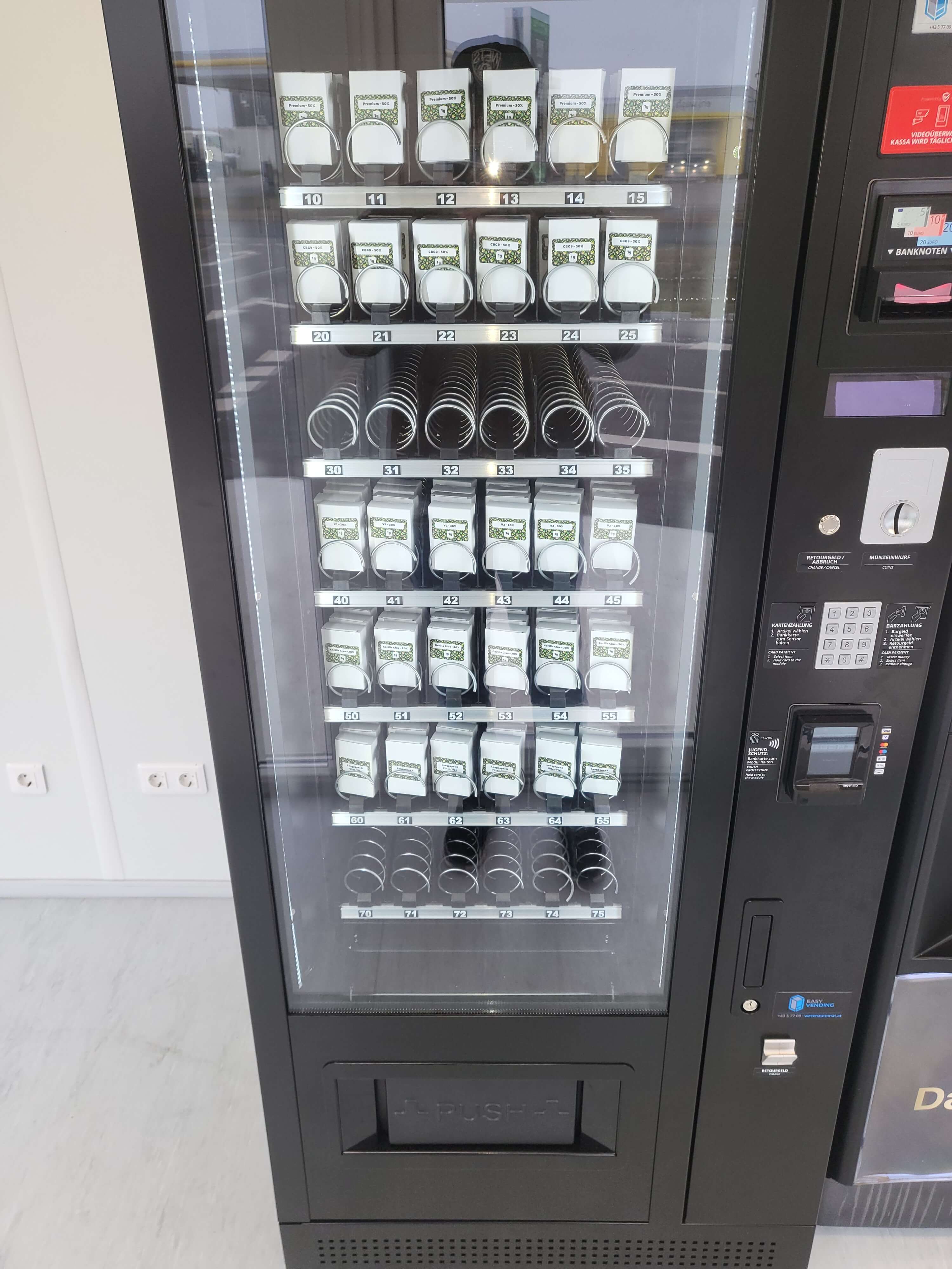 Hanf-Shops - Zahlungsmethoden: Bar (nur im Shop) - CBD Automat Neunkirchen - H4-CBD Automat Neunkirchen - Green Rabbit