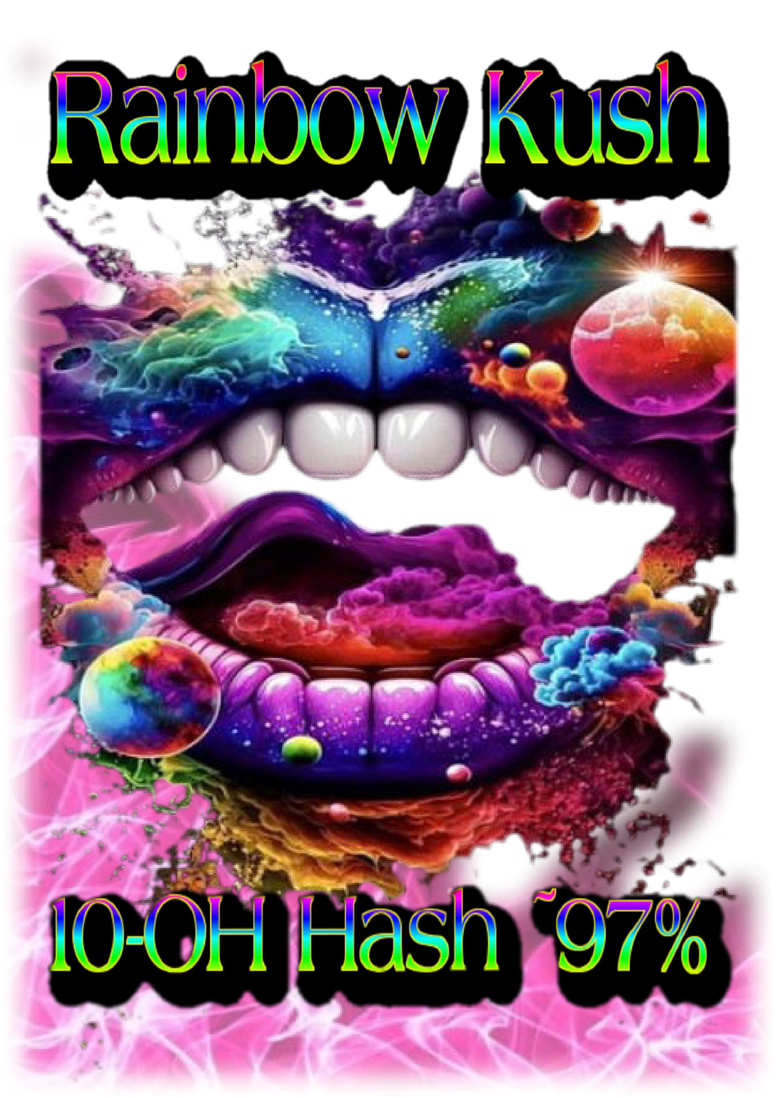 Magasins de chanvre - Online-Shop - Rhénanie du Nord-Westphalie - 
Rainbow Kush – 10-OH Hash bietet ein starkes Konzentrat mit ca. 97 % Reinheit und sorgt für ein bemerkenswert intensives Erlebnis. Dieses hochwertige Haschisch zeichnet sich durch sein konzentriertes Cannabinoidprofil aus und sorgt für starke Effekte, die von erfahrenen Anwendern geschätzt werden. Ideal für alle, die maximale Wirksamkeit suchen, bietet es eine raffinierte und wirkungsvolle Option für fortgeschrittene Konsummethoden.

Premium 10-OH-HHC-Destillat
Dieses Hash enthält 20 % 10-OH-HHC-Destillat, das auf eine Reinheit von 97 % raffiniert wurde. 10-OH-HHC (10-Hydroxyhexahydrocannabinol) ist für seine einzigartigen Effekte bekannt und verbessert die Gesamtqualität und das Erlebnis des Hashs.

Geschmack und Zutaten
Das Hash zeichnet sich durch den Geschmack von Rainbow Kush aus, der für sein lebendiges und komplexes Aromaprofil bekannt ist. Es besteht aus technischen Hanfblüten, 20 % 10-OH-HHC-Destillat, CBG-Pollen und natürlichen Terpenen. - CBD Shop Minden