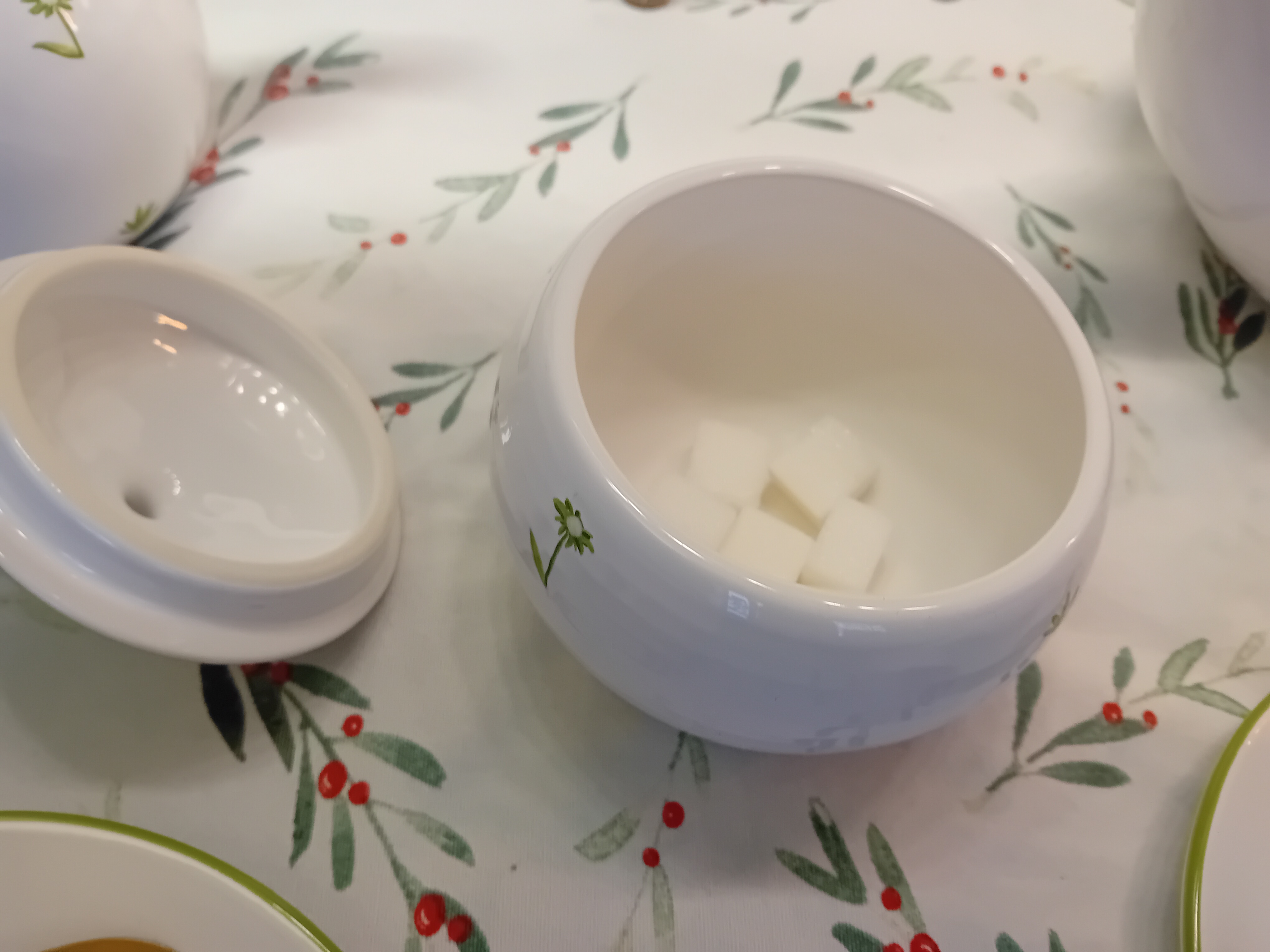 Magasins de chanvre - L'Autriche - Zuckerdose offen mit Deckel - Ois wos recht is, Hanffachhandel für Mensch und Tier. Hanf Streu Zuckerdose mit Deckel