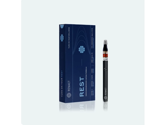 CBD-Shop: REST ist eine tief entspannende Formel, die mentale Entspannung, Stressbewältigung, Angstabbau, körperliche Entspannung und Schlaf fördert. Unsere Dampfformel ist nicht für Freizeitzwecke gedacht, um den ganzen Tag über ständig zu dampfen. Sie unterstützt Sie diskret. Sie können je nach Bedarf einfach 3-4 Mal täglich 2-3 Züge inhalieren.
 - Renact CBD