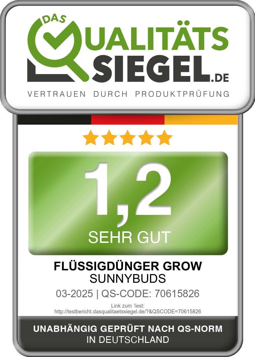 Sunnybuds Certifikáty a ocenění Pečeť kvality 1,2 „Velmi dobré“