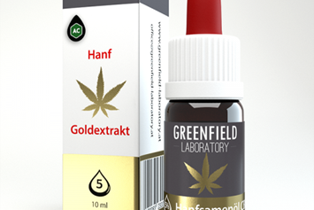 CBD-Shop: CBD Öl "Goldextrakt" 5% (in 5 Aromen) - Greenfield