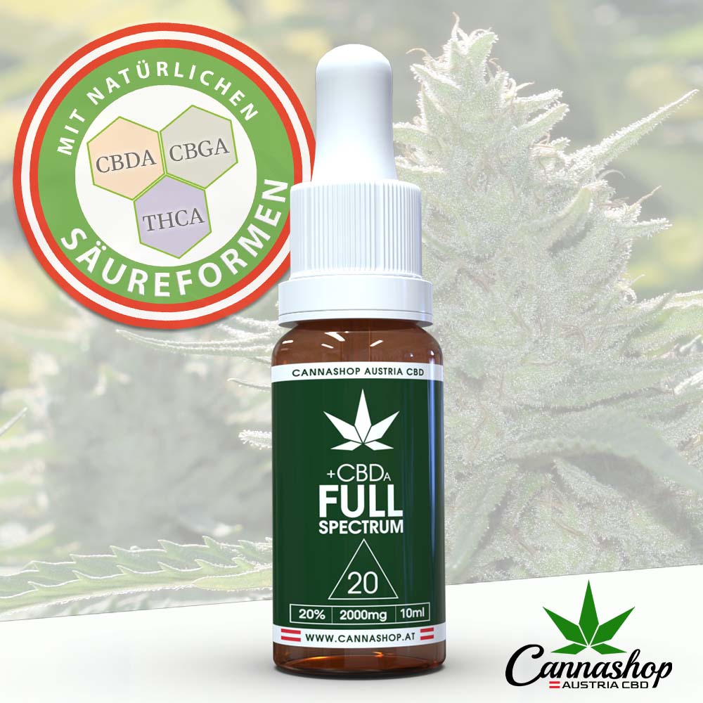 Negozi di canapa - Cannashop Full Spectrum CBD Öl 20% - Cannashop Austria CBD ONLINESHOP