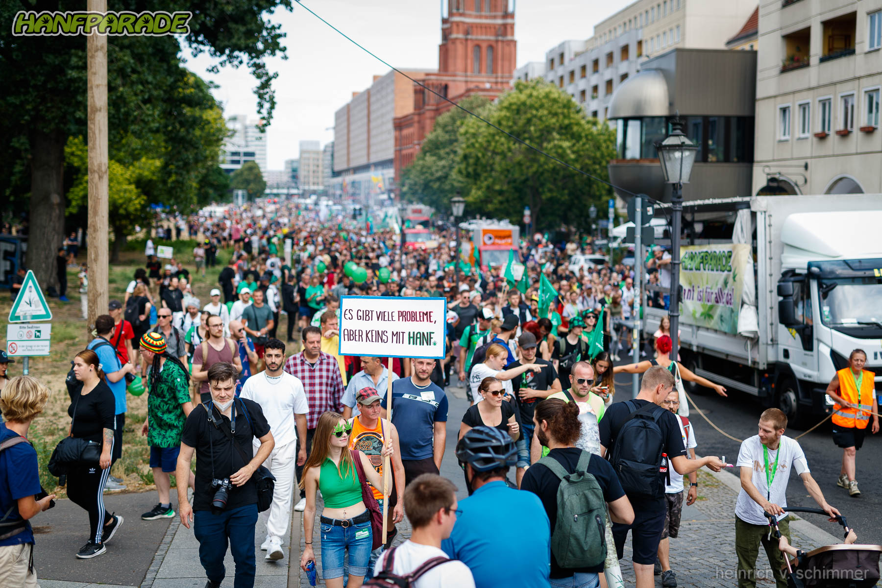 Hanfmesse: Foto der Hanfparade 2022 - Hanfparade 2023