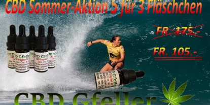 Negozi di canapa - Berna - Sommeraktion 21. Juni - CBD Gfeller